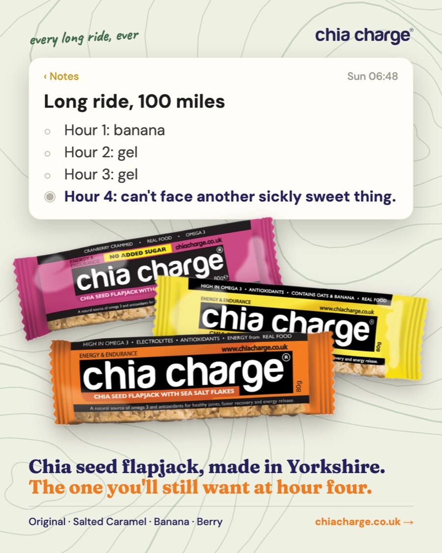 Notes-app static: long ride, 100 miles