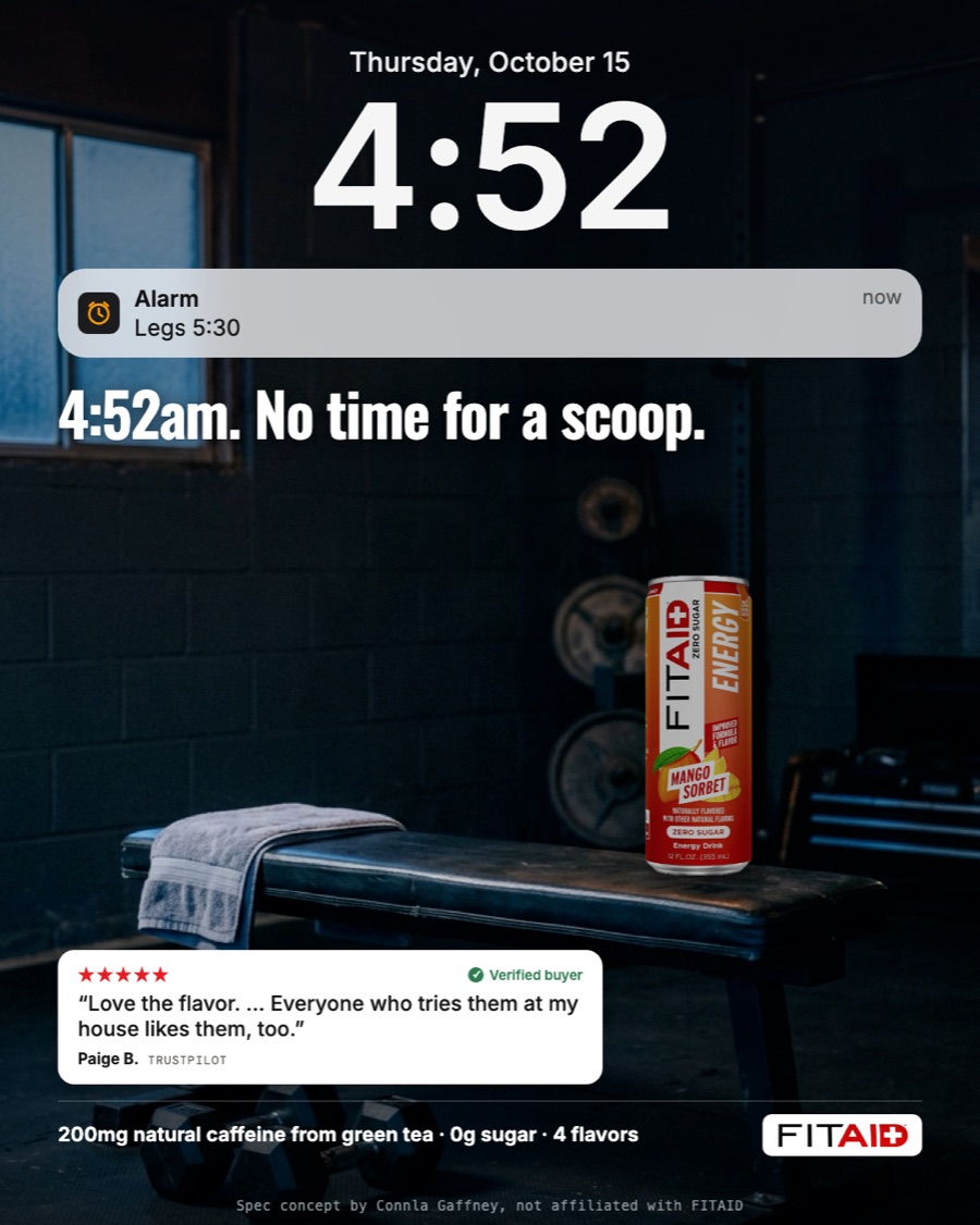 Lock-screen static: 4:52am, no time for a scoop